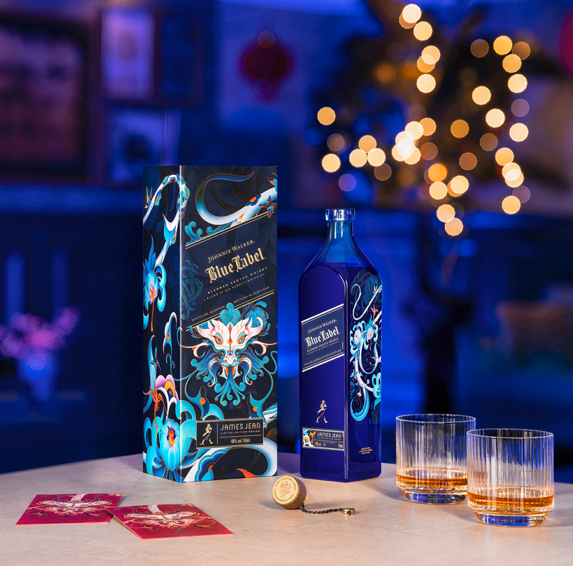 Limited Edition verpakkingsontwerp Johnnie Walker Blue Label